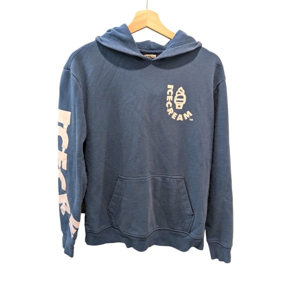 Icecream Pharrell Williams BBC Billionaire Boys Club Hoodie Blue Streetwear S